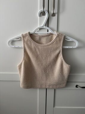 Waffle Crop Top